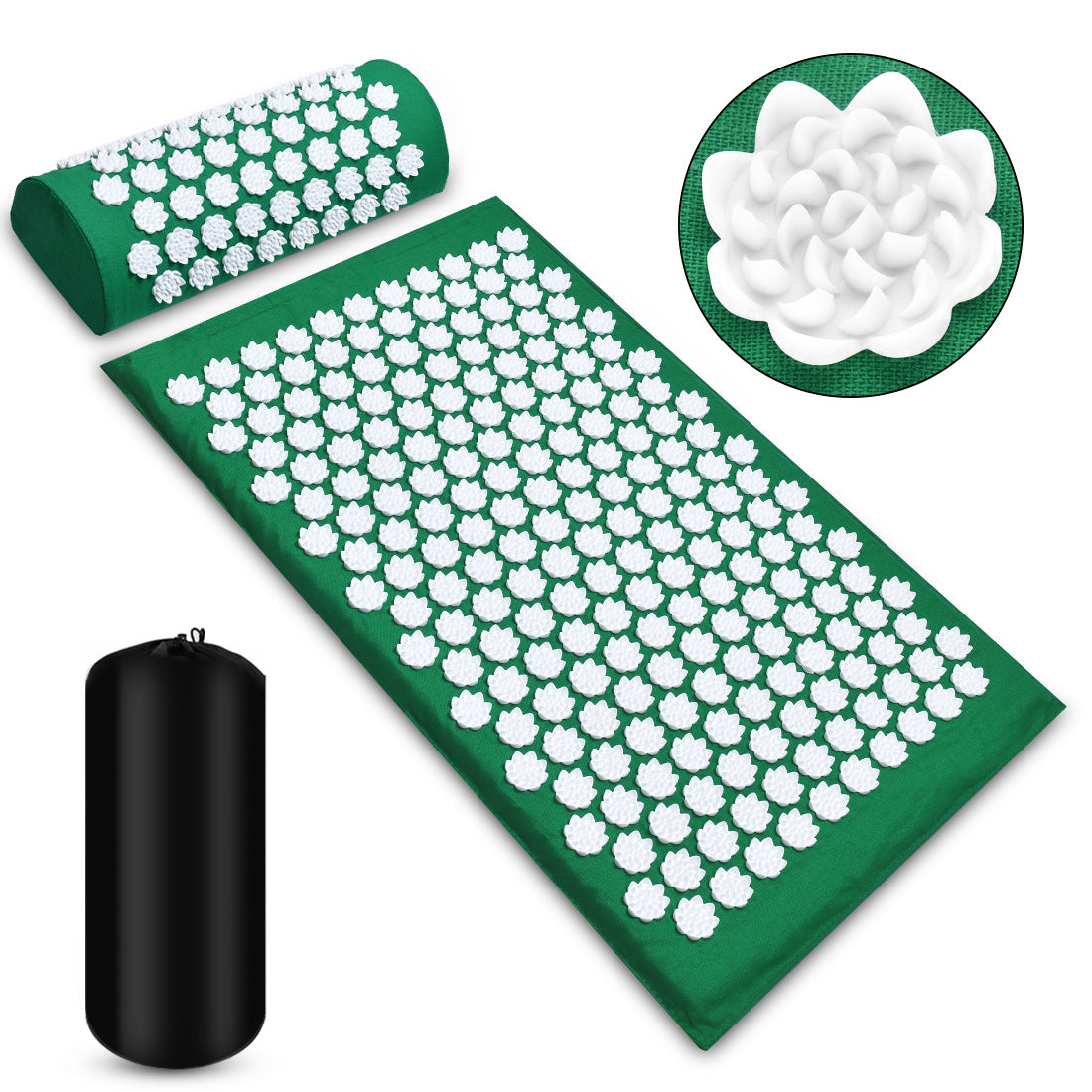 Acupressure mat set — Ocean Blue colour variant