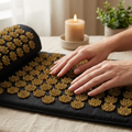 Acupressure mat pressure point detail — 6000 points for back and neck tension relief